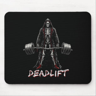 Mousepad Elevação de Peso das Piadas de Halloween