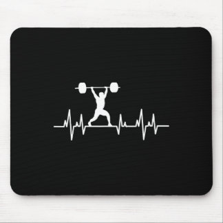 Mousepad Elevação de peso Elevação do poderoso edifício de
