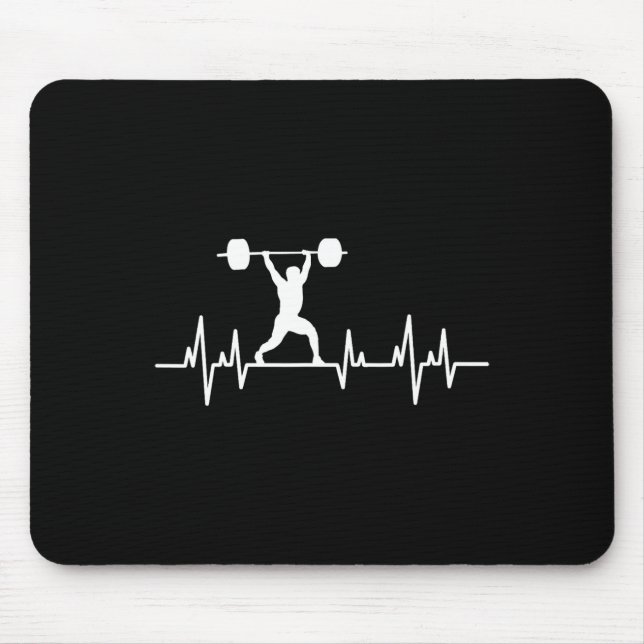 Mousepad Elevação de peso Elevação do poderoso edifício de  (Frente)
