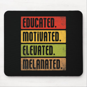 Mousepad Elevação Elevada E Elevada E Educada Bhm Afro Bla