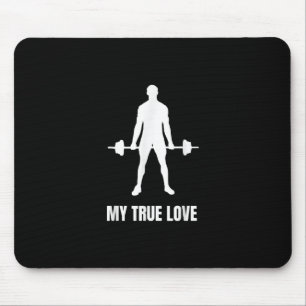 Mousepad Elevador de Peso do Mens - Barbell Treinando Outfi