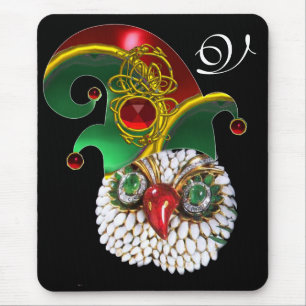 MOUSEPAD ELF HAT/JOIAS DOURADAS E NÓS CELTICOS,GEM MONOGRA