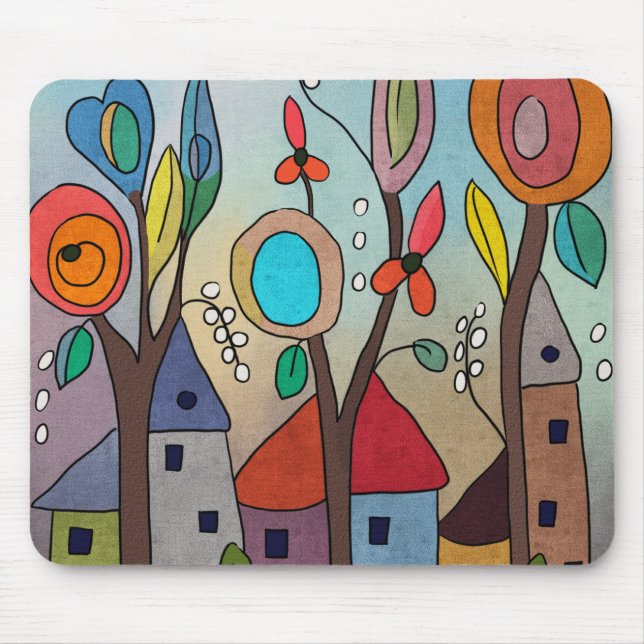 Mousepad Elfendörfchen (Frente)