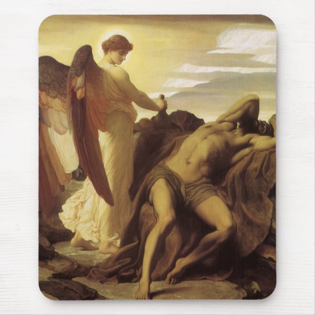 Mousepad Elias no Deserto por Lord Frederic Leighton (Frente)