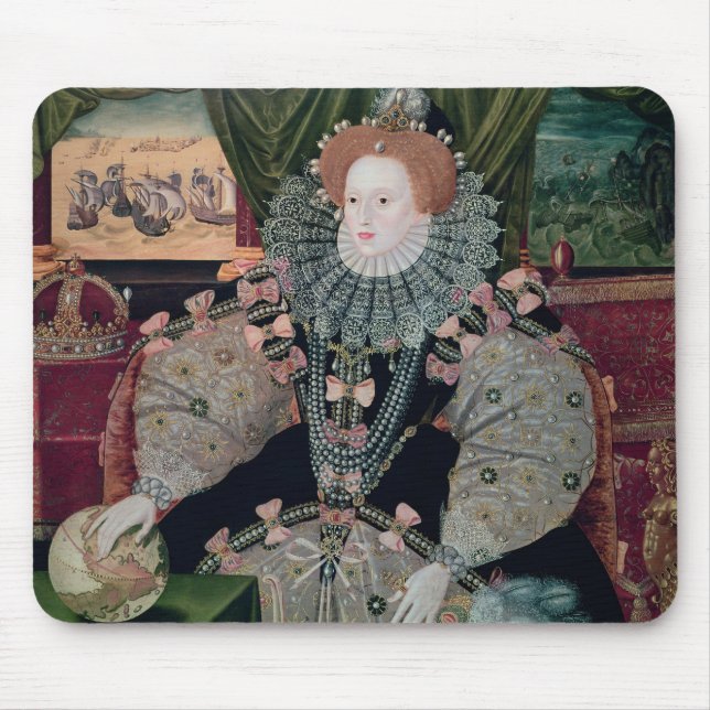 Mousepad Elizabeth mim, retrato da armada, c.1588 (Frente)