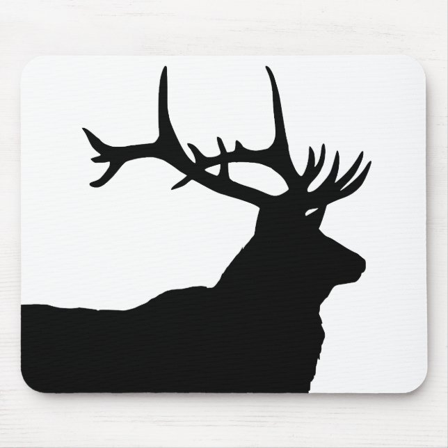 Mousepad Elk Head Silhouette (Frente)