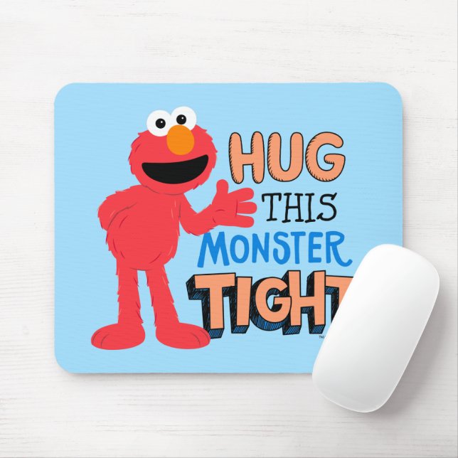 Mousepad Elmo | Abrace esse monstro apertado (Com mouse)