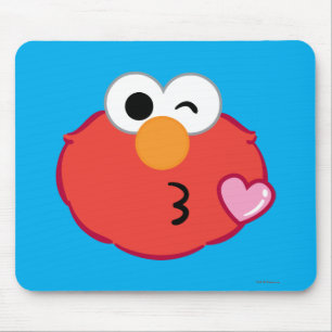 Mousepad Elmo Rosto Enviando Um Beijo