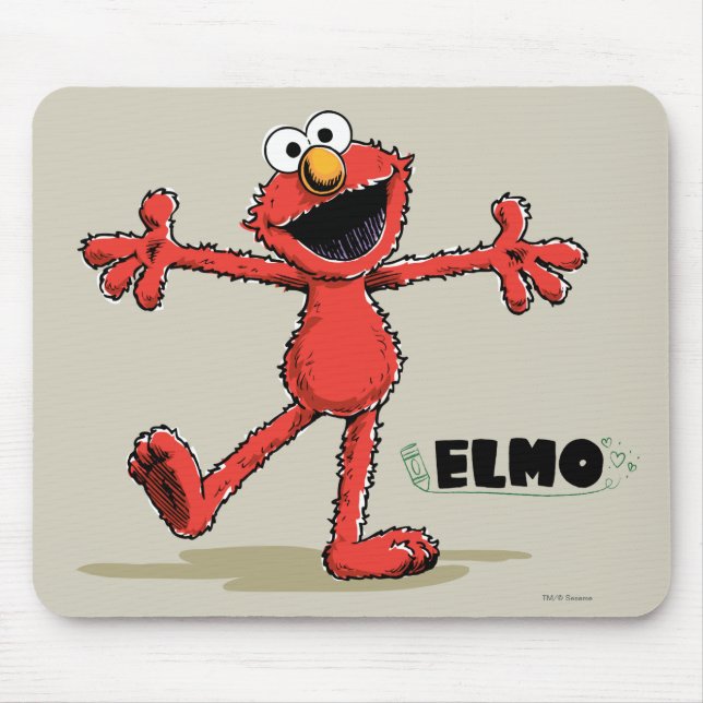 Mousepad Elmo Vintage (Frente)