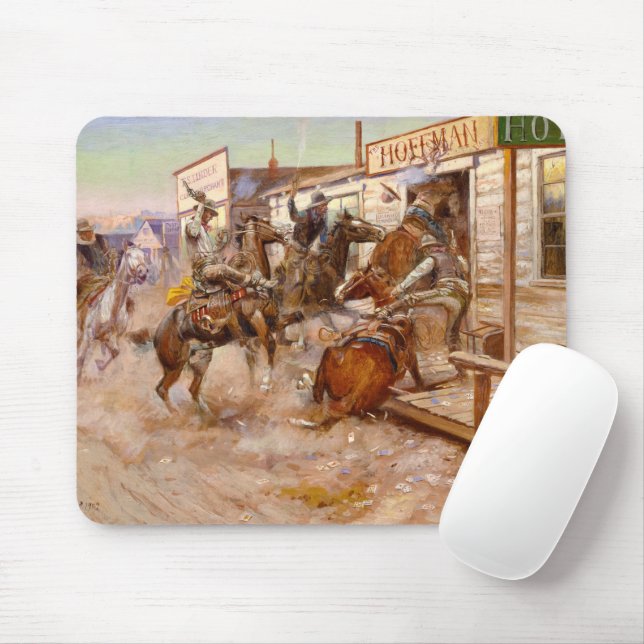Mousepad Em 1909 por Charles M Russell (Com mouse)