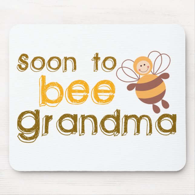 Mousepad Em breve será vovó (Frente)