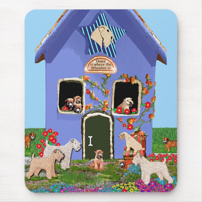 Mousepad Em casa é onde está a roda (Frente)