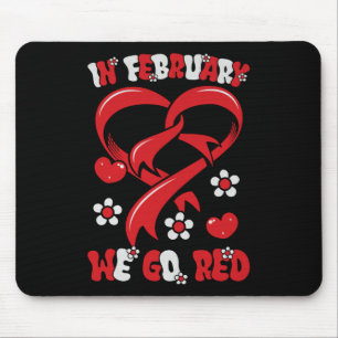 Mousepad Em fevereiro, conhecemos a doença coronária americ