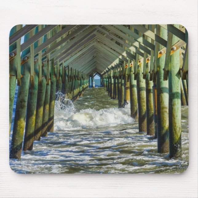 Mousepad Em Folly Beach Pier (Frente)