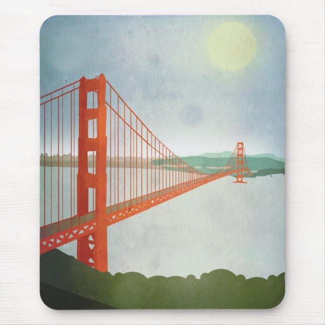 Mousepad Em golden gate bridge (Frente)