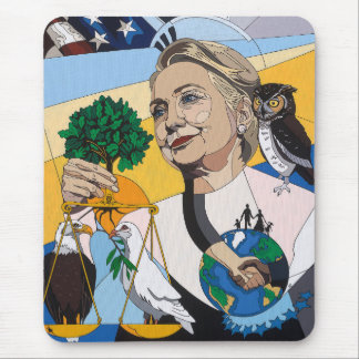 Mousepad Em honra de Hillary