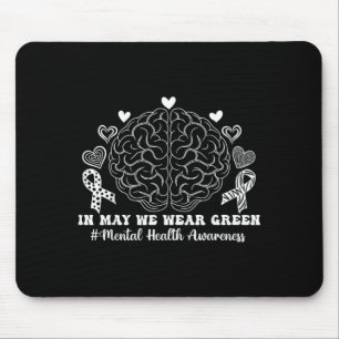 Mousepad Em maio, use o Mês de Conscientização sobre Saúde 