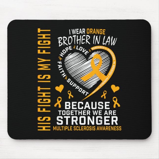 Mousepad Em Março, Vestimos O Irmão Laranja Na Lei Múltipla (Frente)