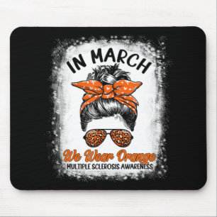 Mousepad Em Março Vestimos Orange Messy Bun MS Awar