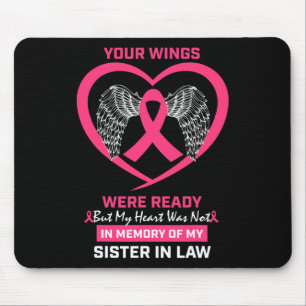 Mousepad Em Memória Da Irmã Em Direito Sensibilização Para