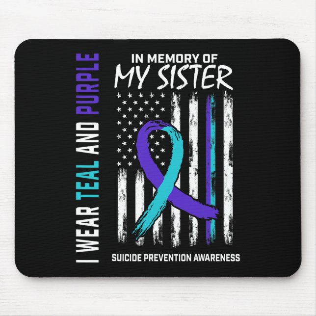 Mousepad Em Memória Da Minha Irmã, Prevenição Da Consciênci (Frente)
