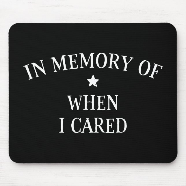 Mousepad Em Memória De Quando Eu Chamei (Frente)
