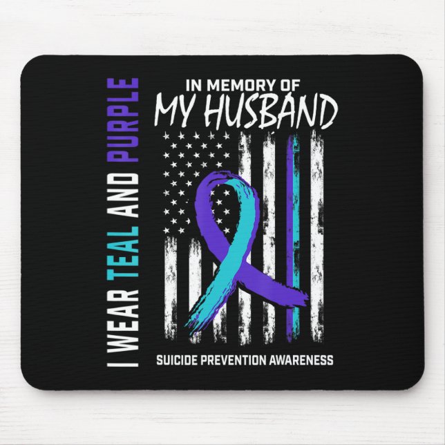 Mousepad Em Memória Do Meu Marido, A Preventi De Consciênci (Frente)