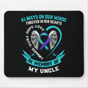Mousepad Em Memória Do Meu Tio Prevenção De Consciência Sui