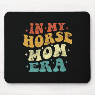 Mousepad Em Meu Cavalo Mãe Era Engraçado Cavalo Mãe Vintage