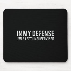 Mousepad Em Minha Defesa Eu Fiquei Legal Engraçado Sem Supe