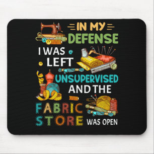 Mousepad Em Minha Defesa, Eu Fui Deixado Sem Supervisão De