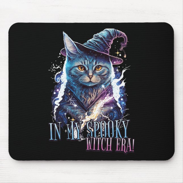 Mousepad Em Minha Feiticeira Louca Era Halloween, Crianças  (Frente)