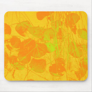 Mousepad em mudança das folhas