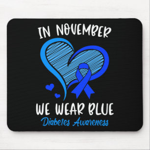 Mousepad Em novembro, Vestimos a consciência da diabetes az