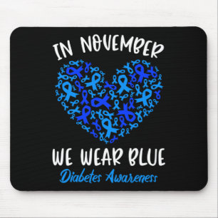 Mousepad Em novembro, Vestimos a consciência da diabetes az