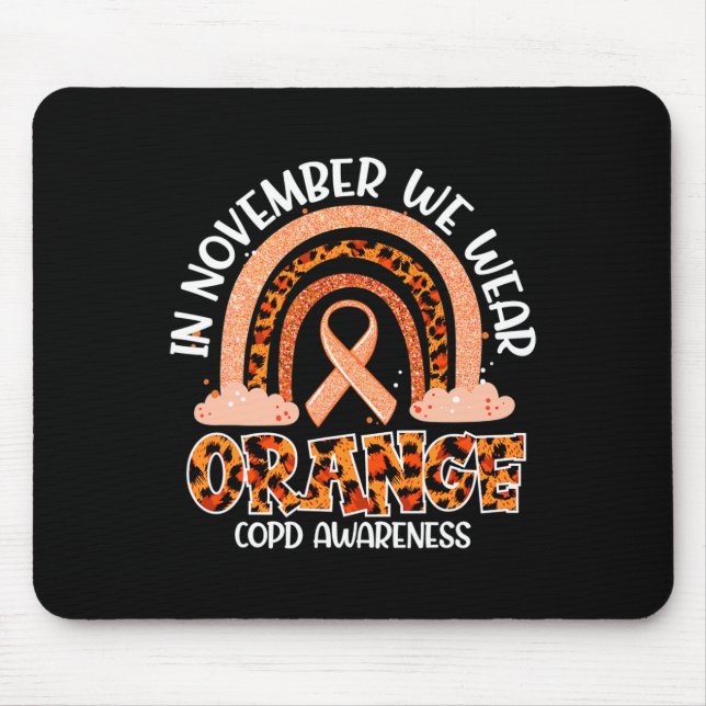 Mousepad Em novembro, Vestimos a consciência laranja do arc (Frente)