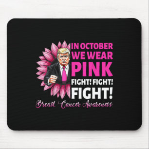 Mousepad Em outubro, Vestimos A Luta Rosa Contra O Cancer D