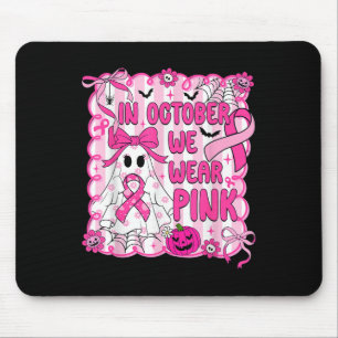 Mousepad Em outubro, Vestimos A Sensibilização Do Cancer De
