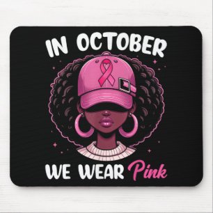Mousepad Em outubro, Vestimos a Sensibilização do Cancer de