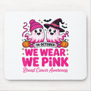 Mousepad Em outubro, Vestimos O Cancer Da Mama De Bruxas Nk