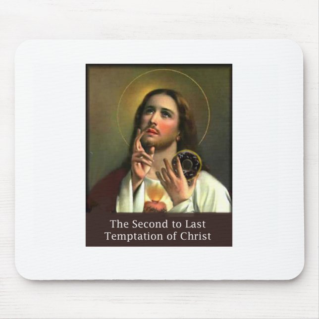Mousepad Em segundo à última tentação do cristo (Frente)
