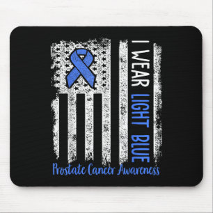 Mousepad Em setembro Vestimos O Cancer Da Próstata Azul Cla