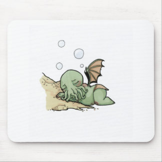 Mousepad Em sua casa em R'lyeh Cthulhu inoperante espera o
