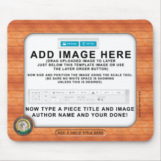 Mousepad Em todo o mundo arte feita sob encomenda & foto