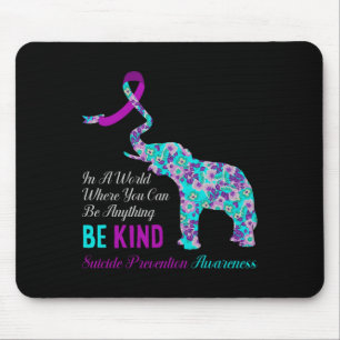 Mousepad Em Um Mundo Seja Amável Apoie A Prevenção Contra S