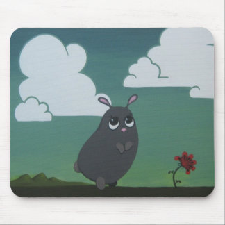 Mousepad Em um tapete do rato liso