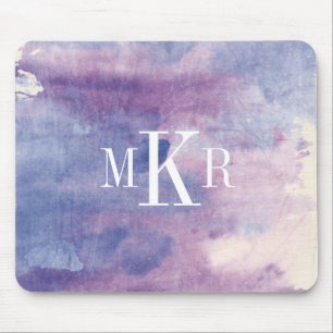 Mousepad Embaçamento roxo II do monograma