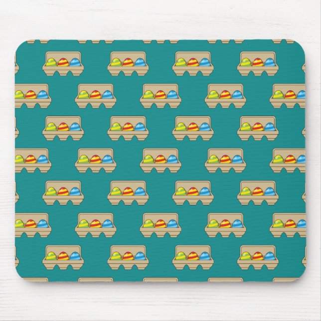 Mousepad Embalagem de Ovos de Páscoa Coloridos (Frente)