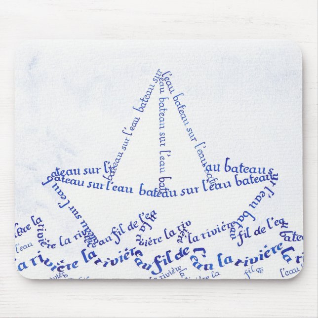 Mousepad Embarcação sobre a água (Frente)