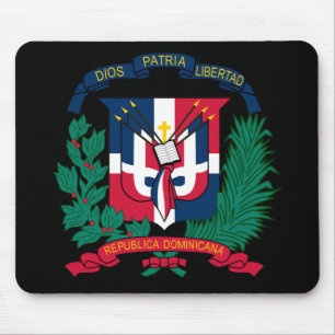 Mousepad emblema da República Dominicana